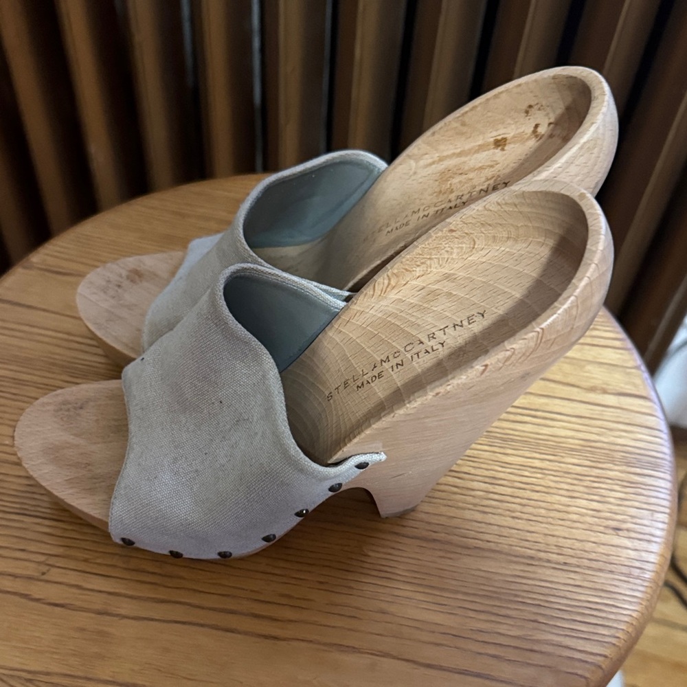Stella McCartney Beige Mules - Picture 3 of 8